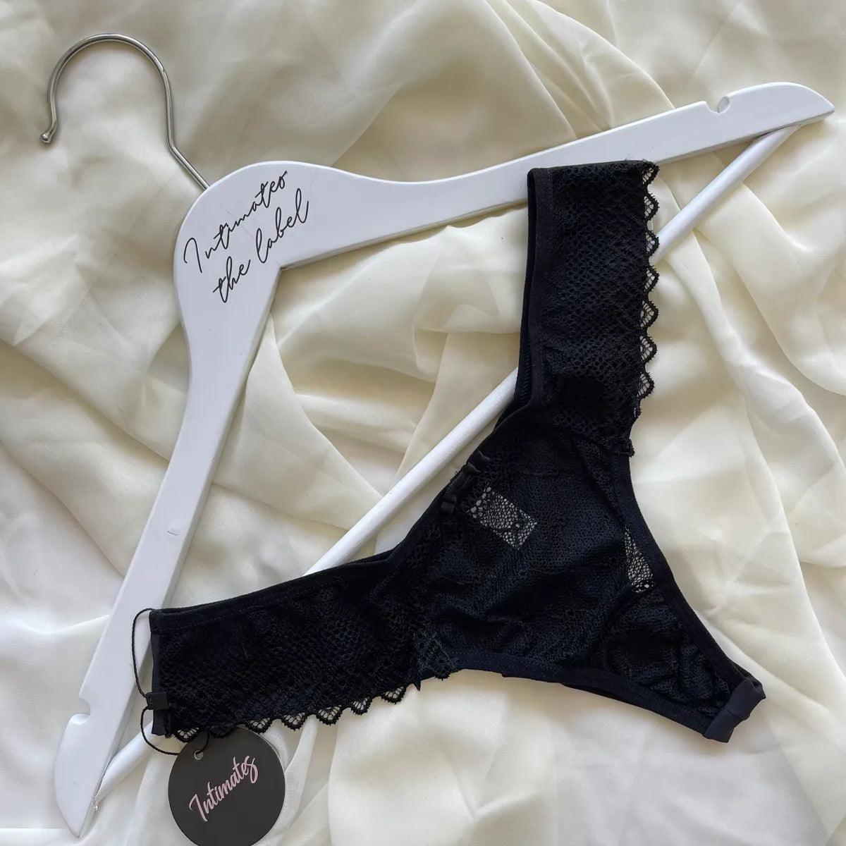 Brandy Brazilian Thong: Stylish & Comfortable Lace and Microfibre Underwear  – Intimates the label