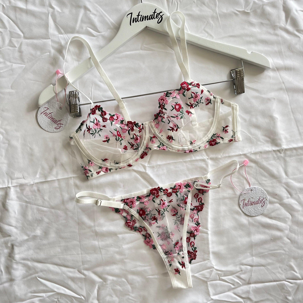 Frankie Embroidery Lingerie Set