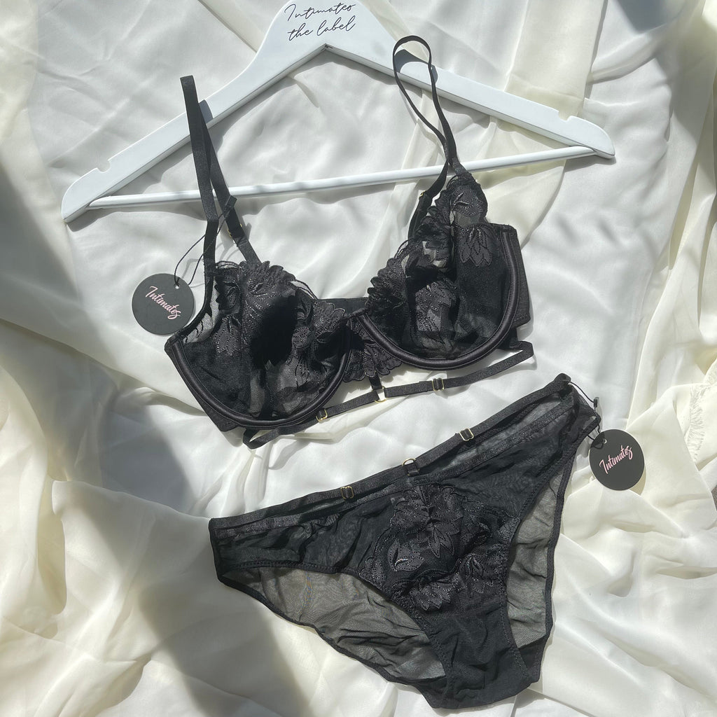 La Rouge Intimates Set - S / Black