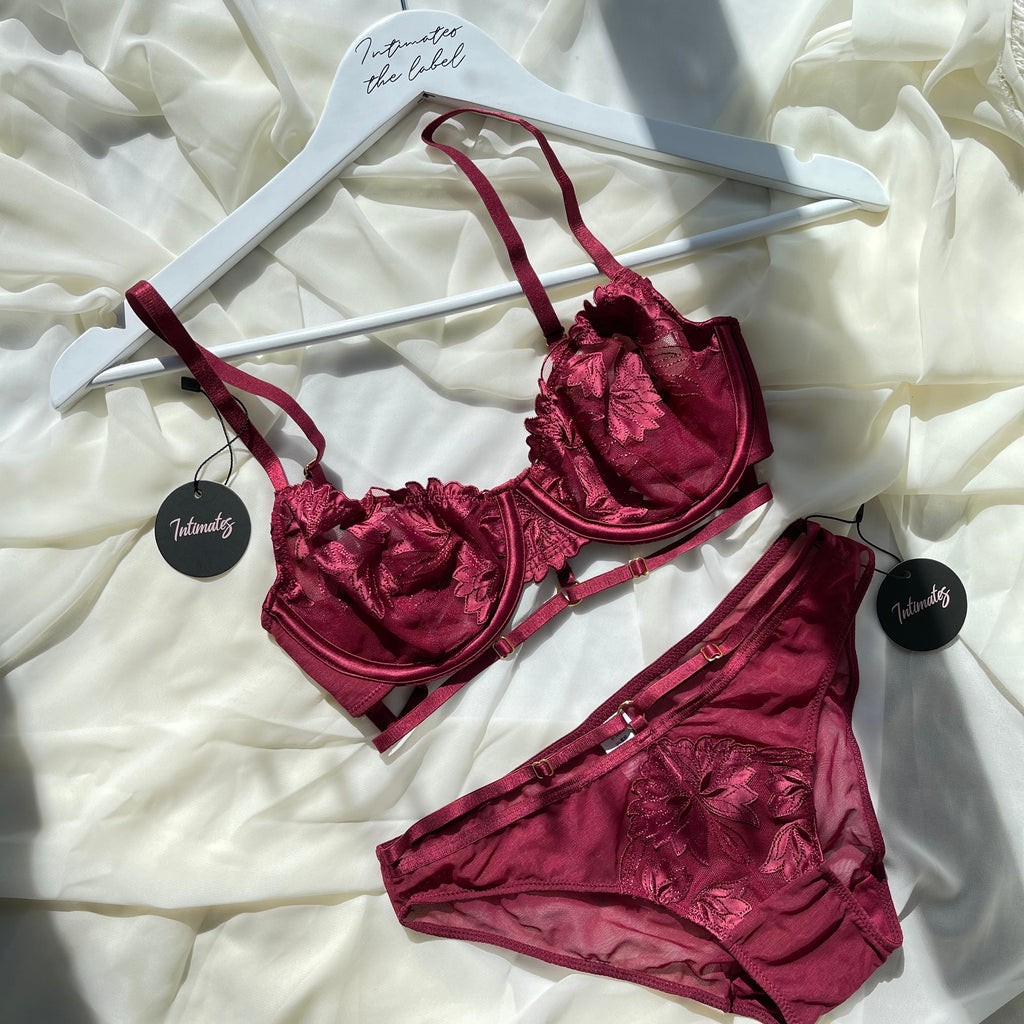 La Rouge Intimates Set - S / Red