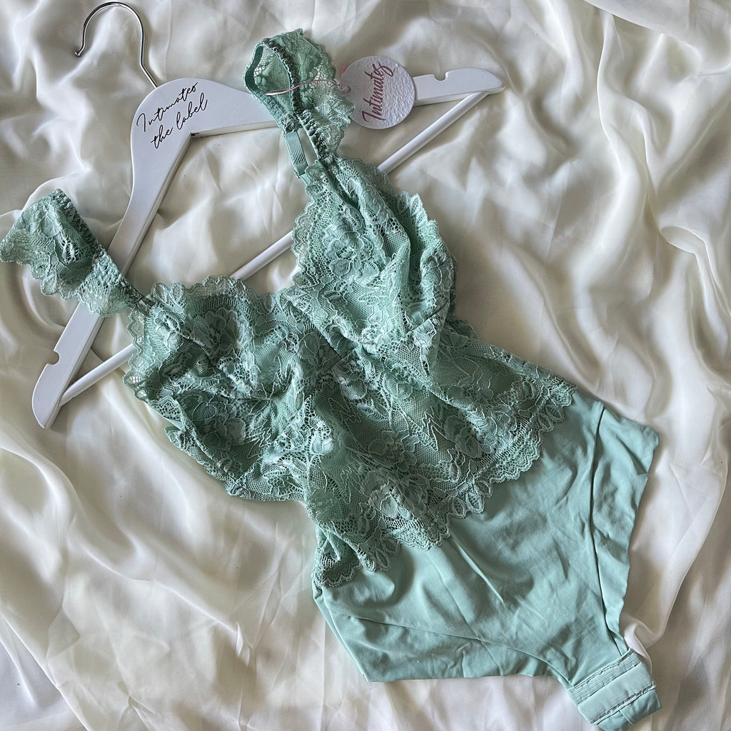 Sweet Microfiber Bodysuit - S / Mint - Bodysuit