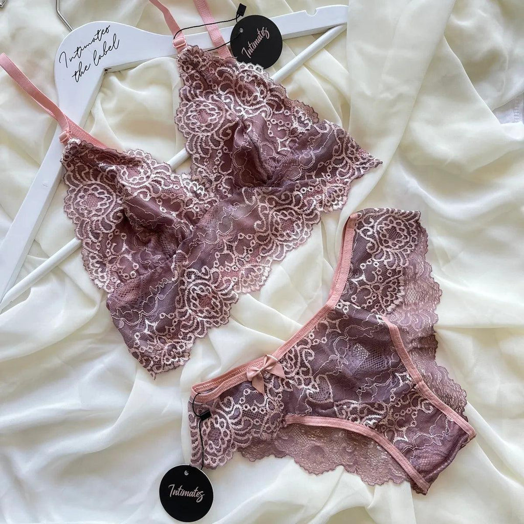 Yvy Lace Bralette Set